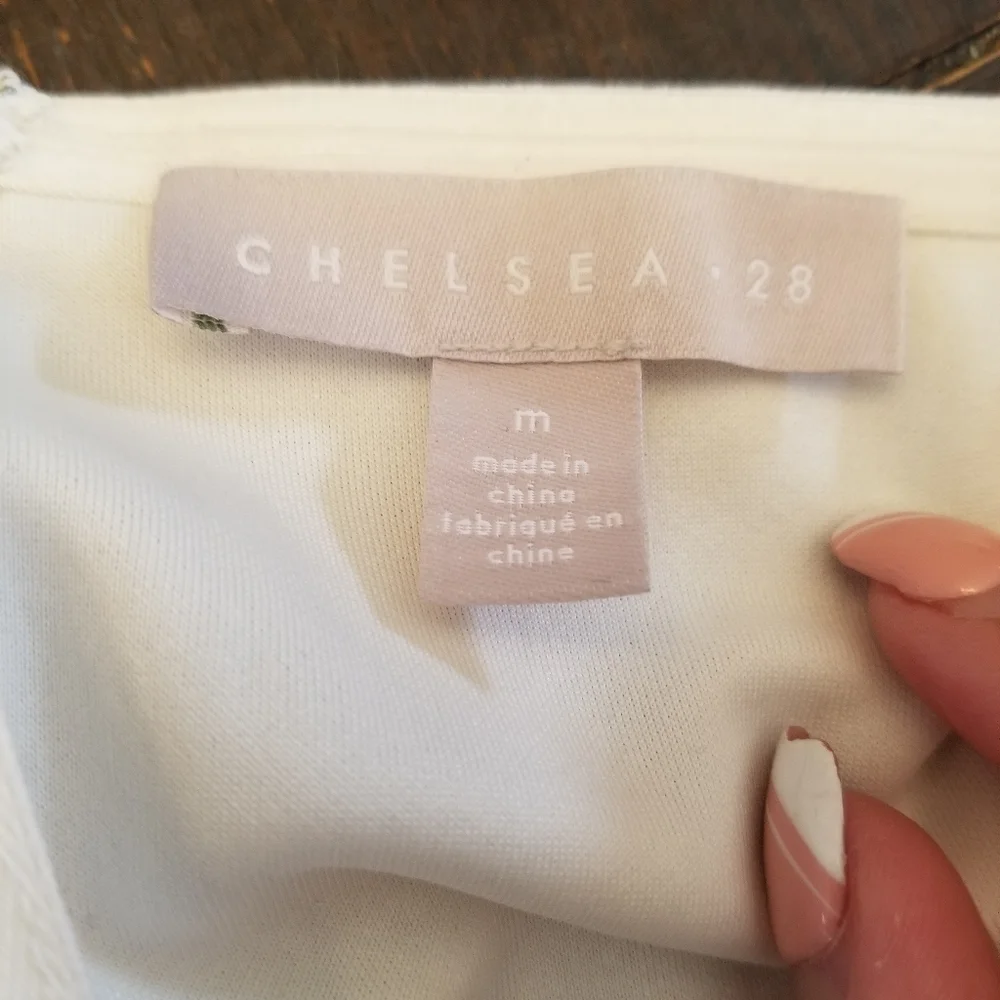 Chelsea 28 Off shoulder white jumpsuit size M - Picture 8 of 11